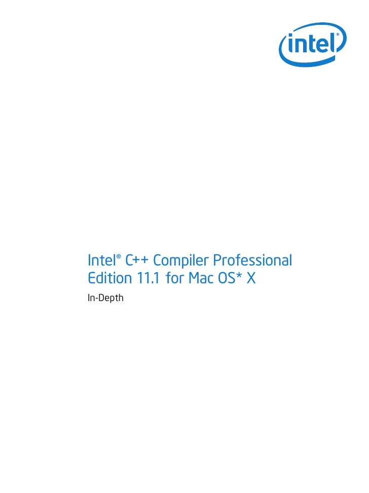 Intel c++ compiler version